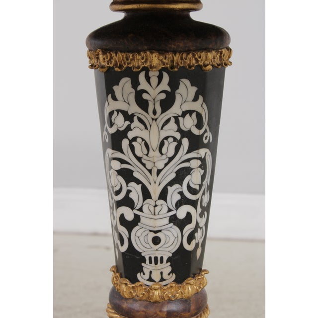 Italian Style Pietra Dura Inlaid Marble Top Center Table For Sale - Image 15 of 16