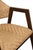 Wood Matthew Izzo Home Walter Round Back Woven Rattan Dining Chair With Dark Wood Frame For Sale - Image 7 of 10