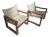 Pair of Vintage Borje Jensen Safari Chairs by Bernstorffsminde Møbelfabrik of Denmark For Sale