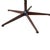 Burnt Umber Mid-Century Style Tufted Upholstery and Bentwood Swivel Lounge Chair For Sale - Image 8 of 17