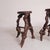 Brown Vintage Bar Stools from Vines, 1960s, Set of 3 For Sale - Image 8 of 18