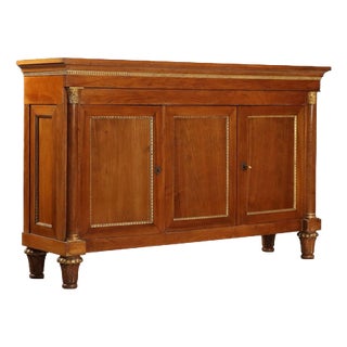 Empire Style Sideboard in Walnut For Sale