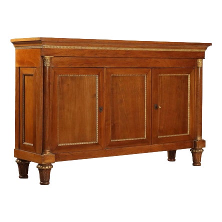 Empire Style Sideboard in Walnut For Sale