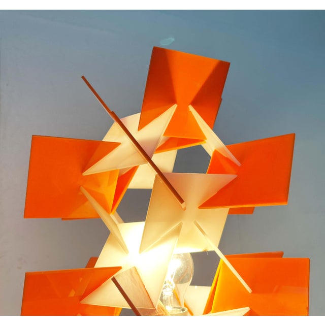 Mid-Century Modern Space Age German Acrylic Floor Lamp, 1960s For Sale - Image 13 of 18