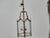Tall French Wrought Iron Lantern With Glass Panels and Scroll Detailing - 1900s For Sale - Image 14 of 18