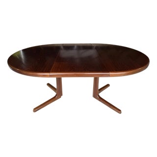 Double Extending Round Dining Table by Svend Aage Madsen, Demark, 1960s For Sale