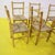 Brown Bamboo Chairs with Woven Straw Seats, Set of 6 For Sale - Image 8 of 9