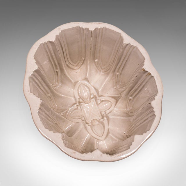 Victorian Trio of Antique Jelly Moulds, English, Ceramic, Set, Country Kitchen, Victorian For Sale - Image 3 of 8
