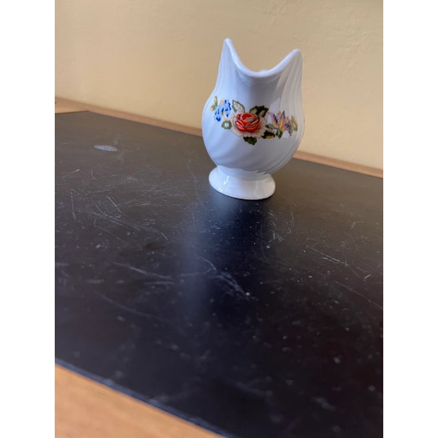 White Late 19th Century Aynsley Cottage Garden Fine Bone China Gravy Boat & Underplate, Made in England For Sale - Image 8 of 8