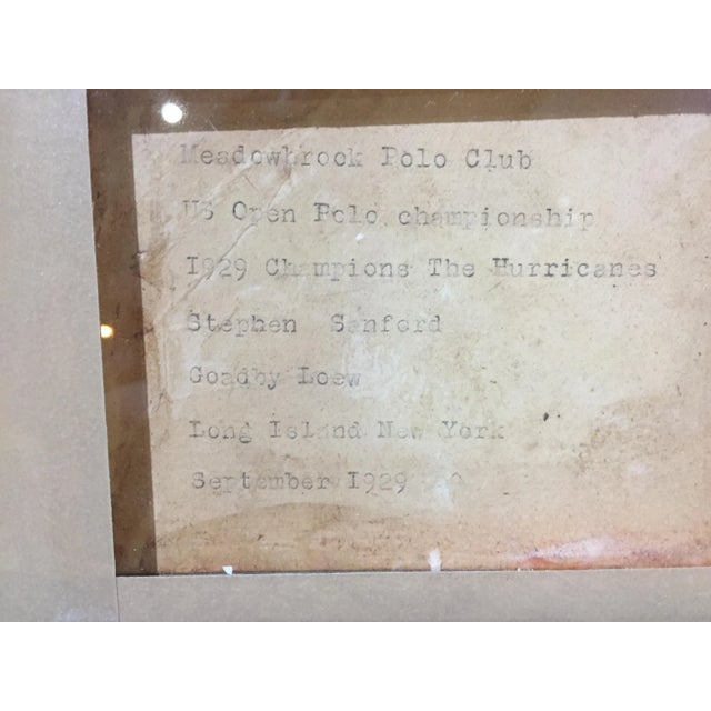 Attributed to George Denholm Armour image 11 x 14 watercolor & gouache Text on back of painting says: Meadowbrook Polo...