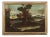 North Italian School Artist, Landscape with Figures, 1700s, Oil on Canvas, Framed For Sale