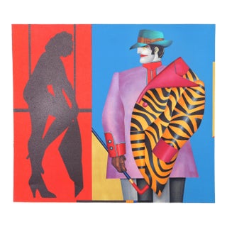 Rear Window, Richard Lindner Lithograph For Sale