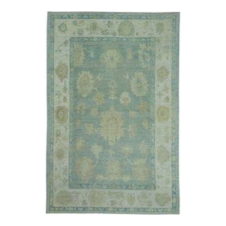 Turkish Oushak Rug 9'7" x 14'7" #19065 For Sale