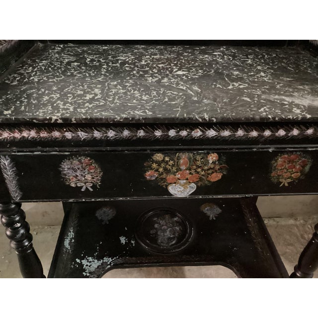 Louis Philippe Mobile Bathroom Dressing Table, 1850s For Sale - Image 4 of 14