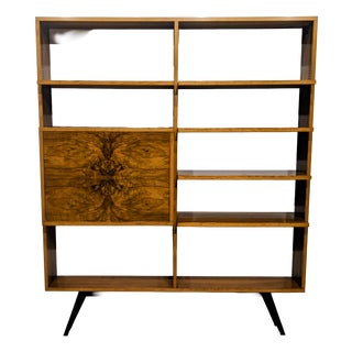Mid-Century Modular Bookcase with Secretary, 1960s For Sale