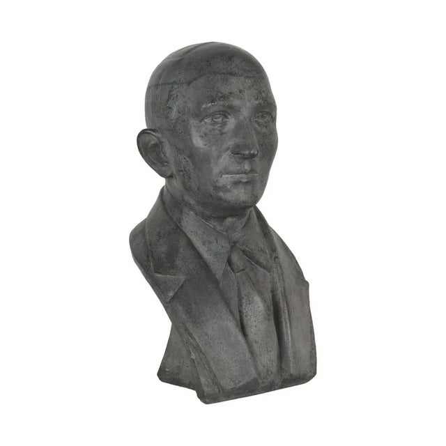 Bust of a Man in Cement For Sale - Image 8 of 8