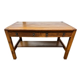 Stickley Early 20th Century Model #616 Oak Library Table For Sale