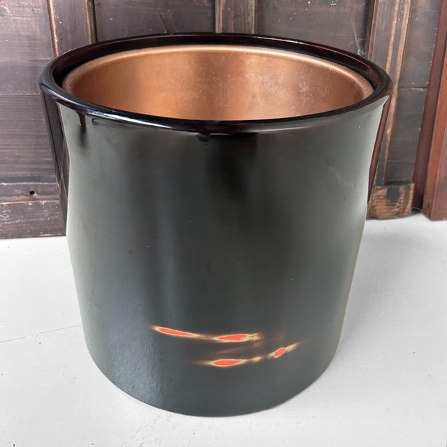 1950s Set of Japanese Hibachi, Negoro-Nuri, 1950s, Set of 2 For Sale - Image 5 of 18