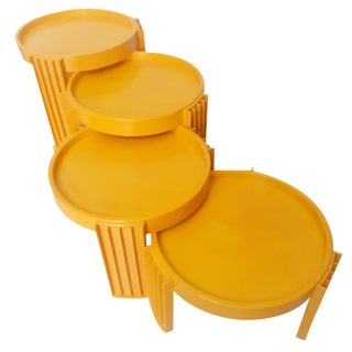 Marema Tables by Gianfranco Frattinis for Cassina, 1960s, Set of 4 For Sale