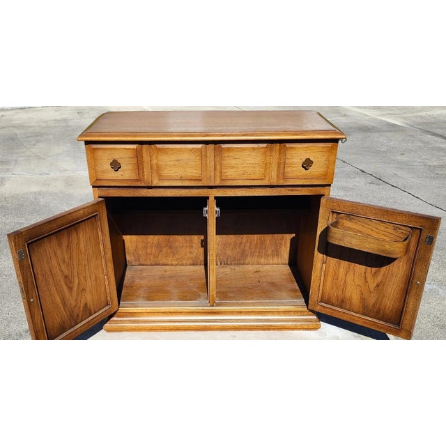 Vintage Hidden Bar Cabinet For Sale - Image 11 of 12