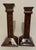 Arts & Crafts Set of Arts and Crafts Carved Candlesticks For Sale - Image 3 of 8