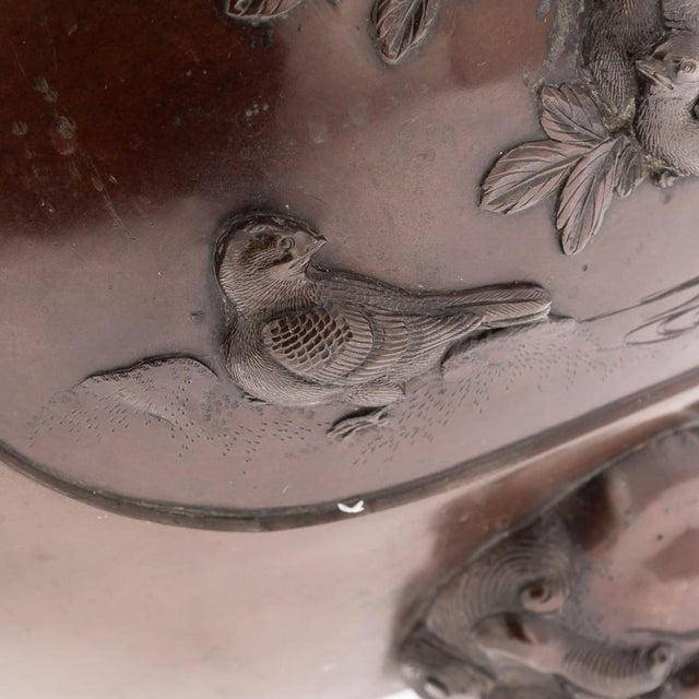 Large Antique Japanese Meiji Bronze Mythological Planter, 19th Century For Sale - Image 16 of 18