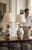 Ivory Late 20th Century Floral Ceramic Table Lamps Attributed to Vaughan Designs - a Pair For Sale - Image 8 of 8