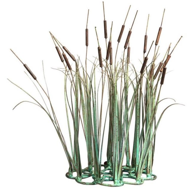Cattails Copper Sculpture by Max Howard Chairish