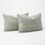 Mid-Century Modern Modern Kilim Lumbar Pillow Cover 14'' X 20'' - Set of Two For Sale - Image 3 of 4