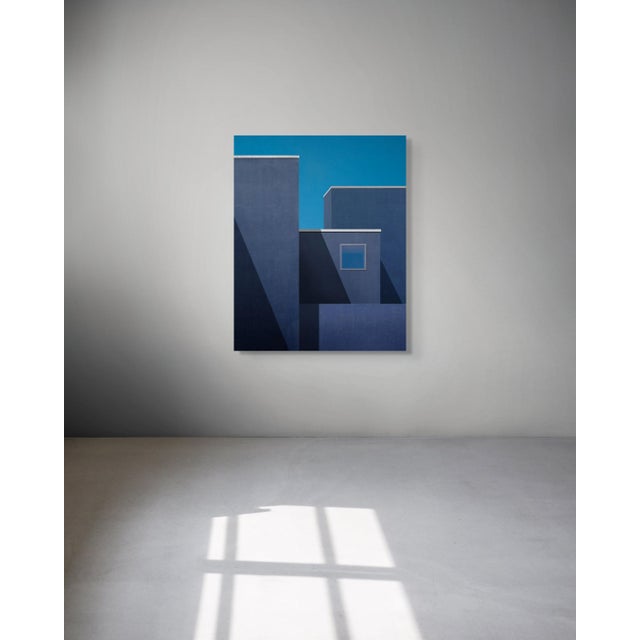 Exclusively available in the U.S. through ART AT HOME, Side View IX by Marc Fischer presents a distilled architectural...