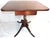 Late 1930s Vintage Lexington Chair Company Mahogany Veneer Lyre Flip-Top Game Table For Sale - Image 11 of 18