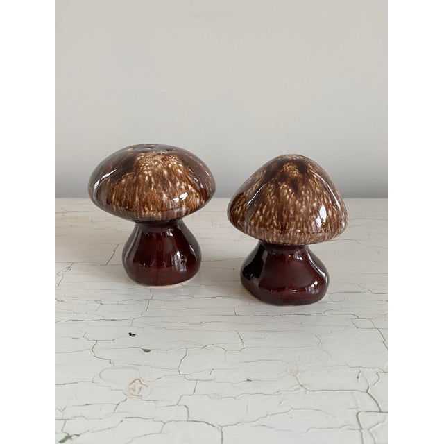 Vintage McCoy Drip Glaze Salt and Pepper Shakers Chairish