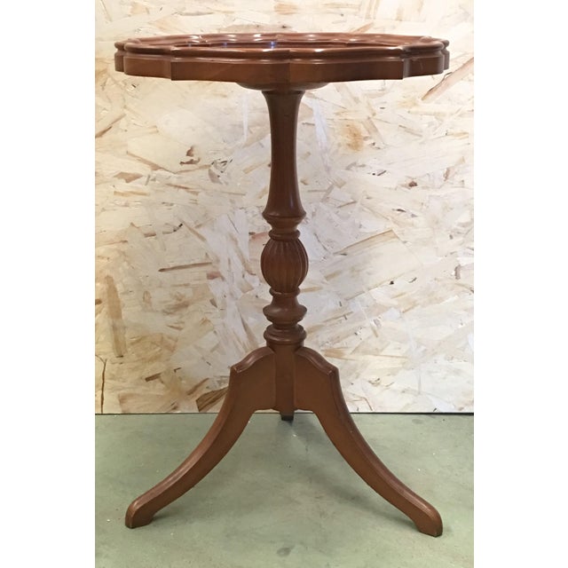20th Century George III Style Piecrust Wine Table For Sale - Image 9 of 18