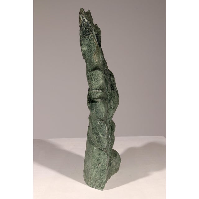 Armando Rosato, Green Carrara Marble Artwork, 1977 For Sale - Image 6 of 11
