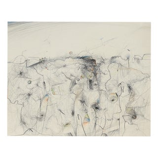 Armin Sandig, Quarry in Pygmalien, 1976, Crayon & Pencil For Sale
