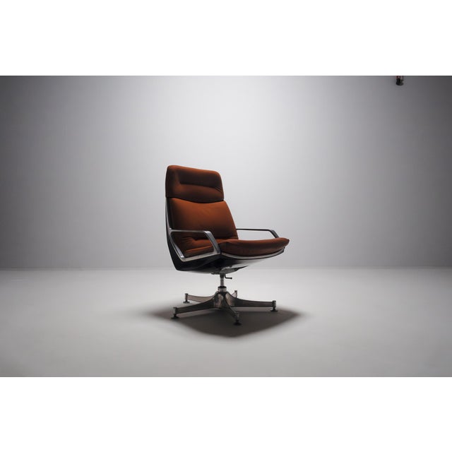 High Commander Office Chair by Jorge Zalszupin for L'Atelier, Brazil, 1980s For Sale - Image 10 of 18