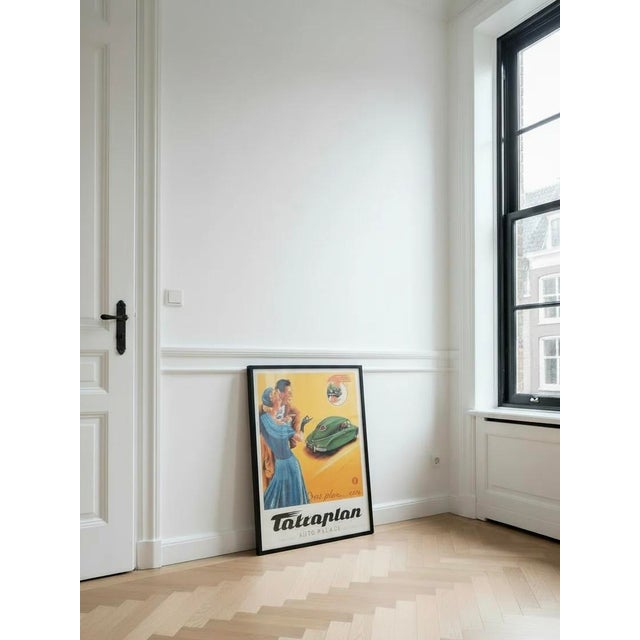 Mid-Century Modern Jan Lavies (1902-2005), “Tatraplan” 1951, I.o.v Auto Palace S’ Gravenhage, Copyright Jan Lavies 1992, Printed in Holland. For Sale - Image 3 of 11