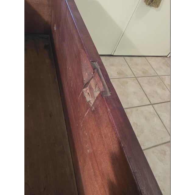 Antique Early 19th Century American Country Solid Cherry One-Drawer Work Table For Sale - Image 10 of 10