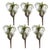 Bring a contemporary and stylish touch to your home decor with these Air Plant Succulent Picks. Featuring natural green...