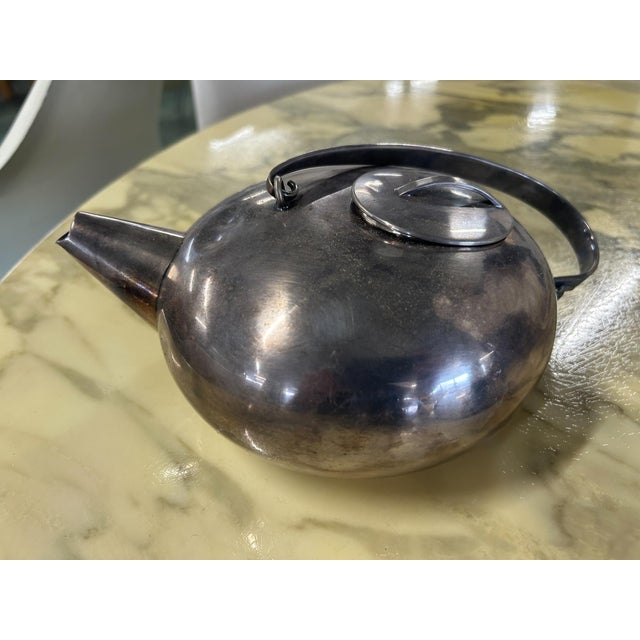 Gallia Tea Set from Christofle, 1970s, Set of 3 For Sale - Image 10 of 11