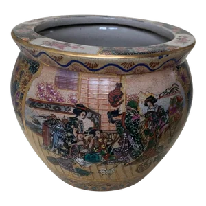Late 20th Century Vintage Chinese Fish Bowl