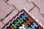 Burgundy 1970s Geometric Oushak Hand Knotted Luxury Wool Kilim Rug For Sale - Image 8 of 9
