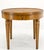 Mid 20th Century Baker Walnut Round Sunburst Pattern Gallery Top Drawer Side Lamp Table Stand For Sale - Image 10 of 15