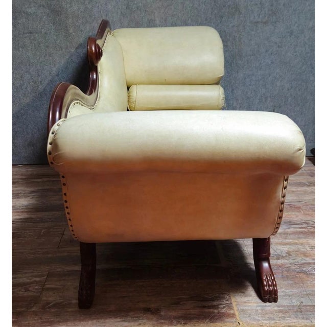 Antique 19th Century Empire Récamier Chaise Longue For Sale - Image 5 of 7