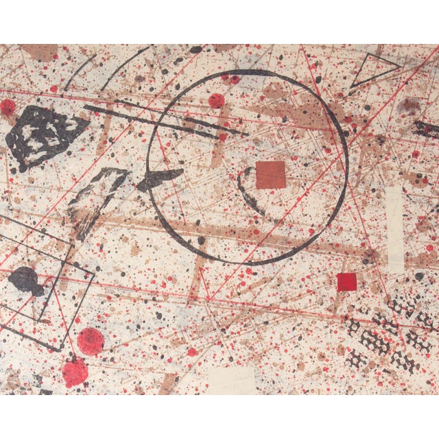 1978 “Suki” Abstract Lithograph Print by David Shaprio For Sale In Indianapolis - Image 6 of 7