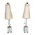 Pair French Table Lamps in Style of Maison Le Dauphin, Brass Hollywood Regency For Sale