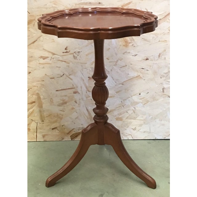 20th Century George III Style Piecrust Wine Table For Sale - Image 16 of 18