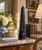 A beautifully proportioned black marble obelisk The sculptural silhouette and naturally dramatic stone movement give the...
