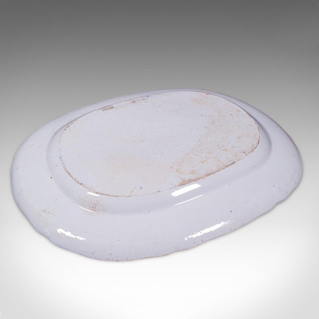 Late 19th Century Antique Game Plate, English, Ceramic, Meat Serving Platter, Poultry, Victorian For Sale - Image 5 of 9