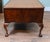 19th Century Victorian Mahogany Chippendale Desk with Leather Top, 1890 For Sale - Image 5 of 9